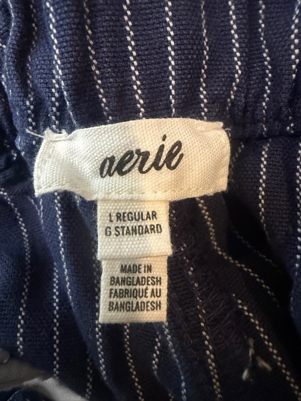 aerie Stripe Pull-On Pants - Picture 3 of 3